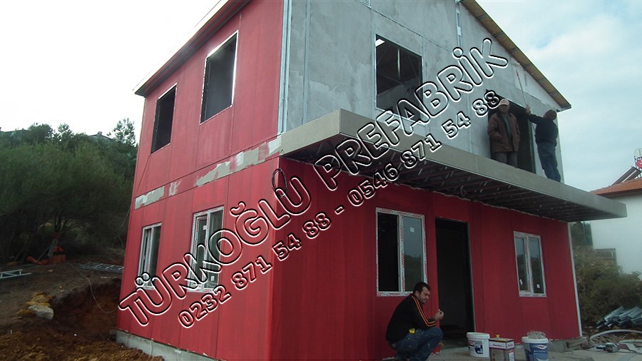 SÜLEYMAN ŞAFAK İki Katlı Prefabrik Ev