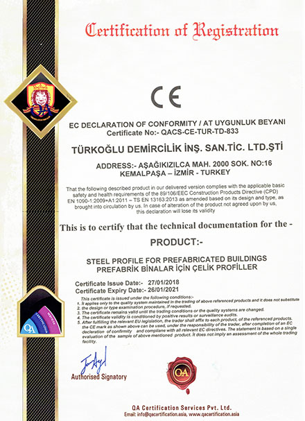 İSO9001:2015 Belgesi