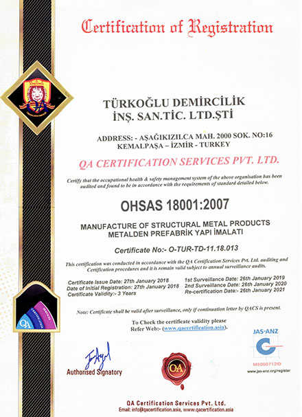İSO14001:2015 Belgesi