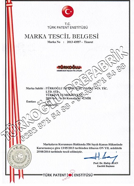 Marka Tescil Belgesi