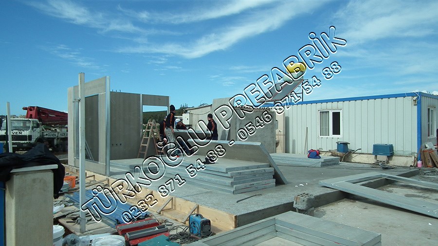 Güven Sıva Örnek Prefabrik Bina-Didim