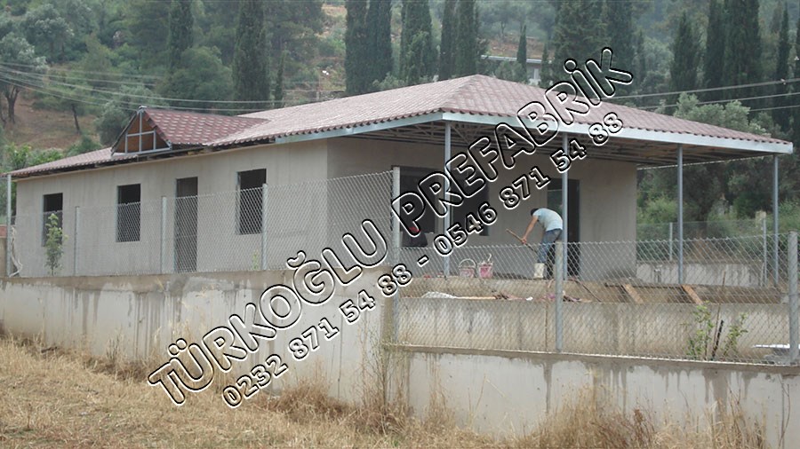 Prefabrik Bahçeli Ev