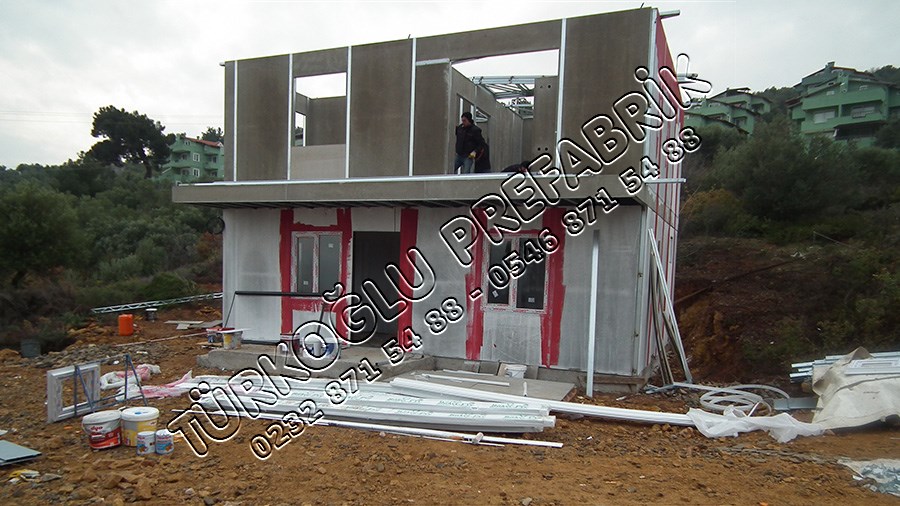 SÜLEYMAN ŞAFAK İki Katlı Prefabrik Ev