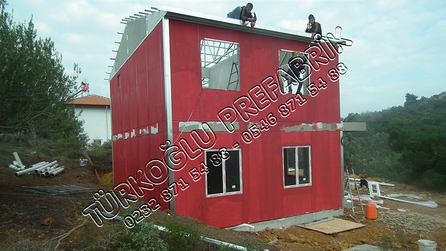 SÜLEYMAN ŞAFAK İki Katlı Prefabrik Ev