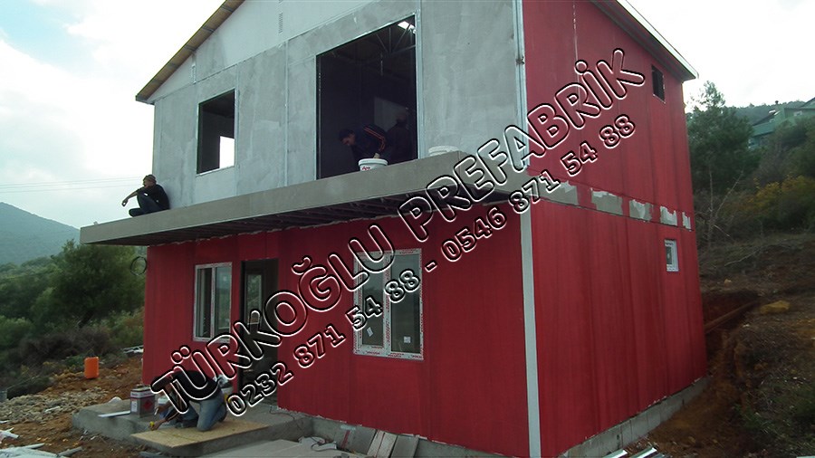 SÜLEYMAN ŞAFAK İki Katlı Prefabrik Ev