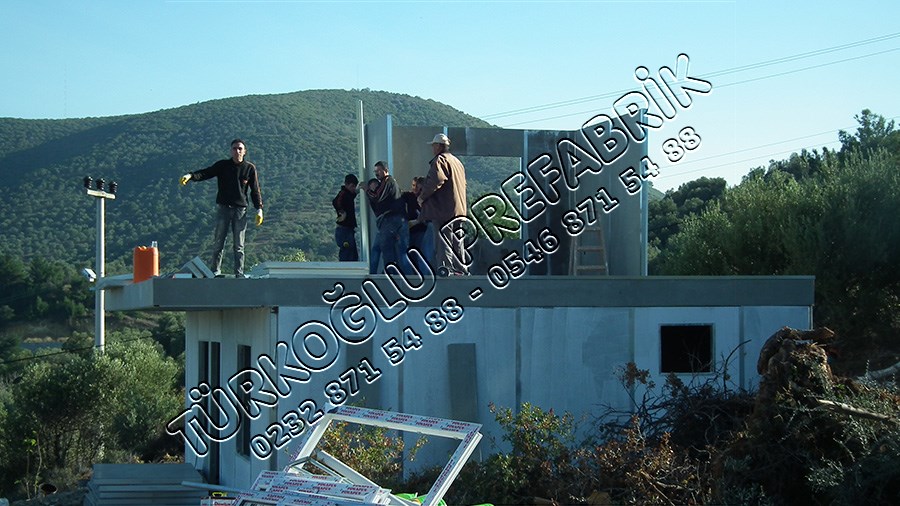 SÜLEYMAN ŞAFAK İki Katlı Prefabrik Ev