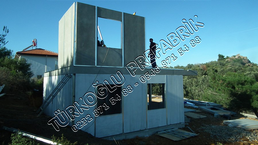 SÜLEYMAN ŞAFAK İki Katlı Prefabrik Ev